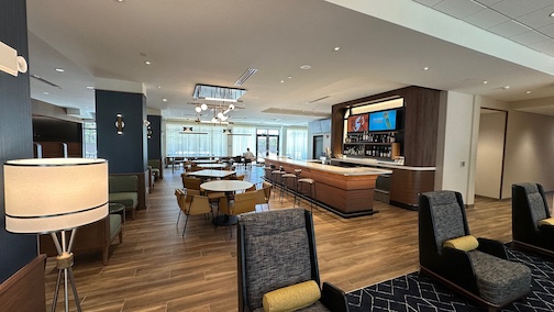 Hotel dining area